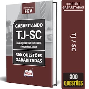 Caderno De Testes Tj Sc 2024 - Técnico Judiciário Auxiliar