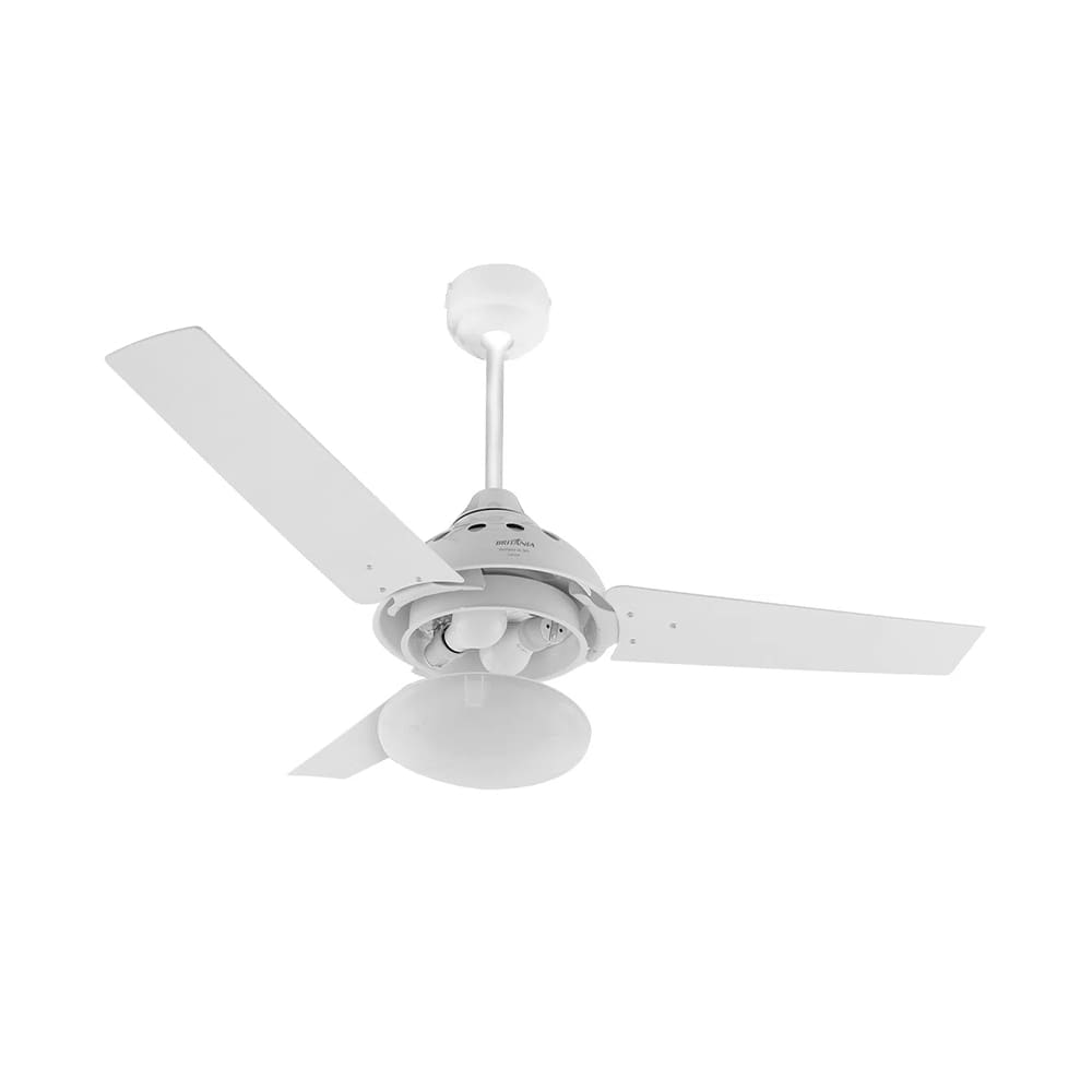 Ventilador de Teto Britânia Cancun 3 Pás Branco 110V