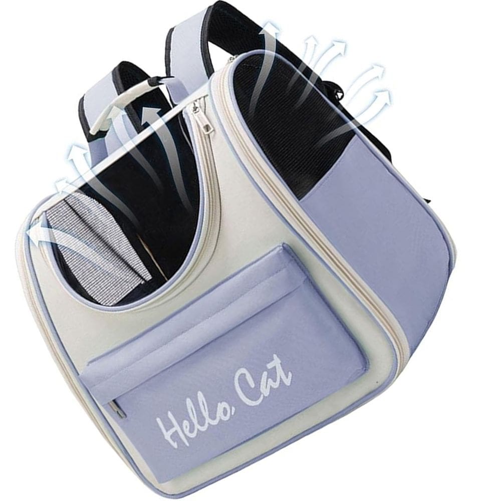 Mochila Bolsa Transporte Animais Cachorro Gato Pet Bolso Ar Ventilado Vista Panoramica Viagem Passeio Caminhada
