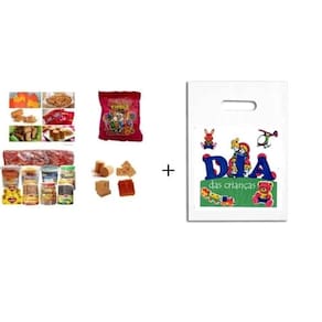 Kit dia das crianças 900 doces + sacolas 100 pessoas
