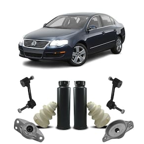 2 kit batente bieleta traseira volkswagen passat 2006 a 2010