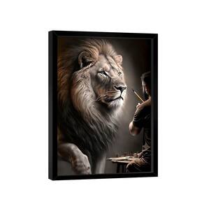 Quadro Arte Do Leão -- Br Artes