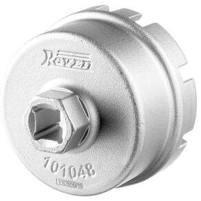 Chave 64mm Filtro de Óleo Honda, Toyota e Nissan - RAVEN