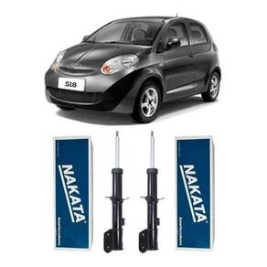 Par amortecedor suspensão dianteira chery s18 2011 2012 2013