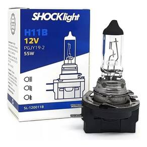 Lâmpada Halógena Shocklight Standart H11B 55 Watts 12v - SL-120011B