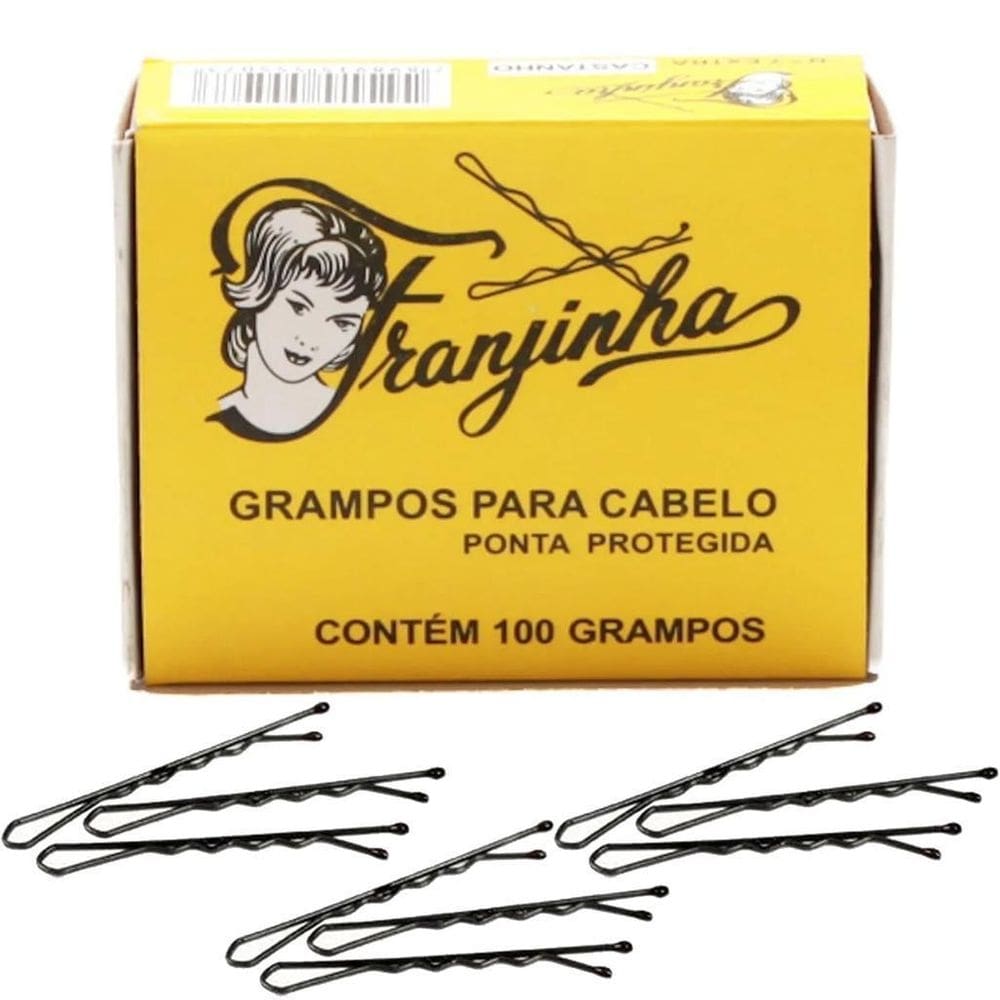 Grampo de cabelo para penteados nº5 presilha preto 1000 unid