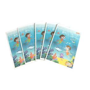 Caderno brochura flexível 1/4 com 48fls kit 30 unidades