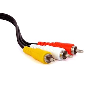 Cabo áudio E Vídeo 3 Rca X 3 Rca - 20 Metros