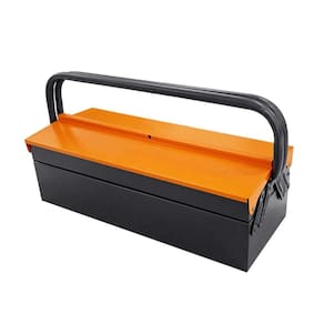 Caixa Ferramentas Sanfonadas 50cm 3 Gavetas Laranja - PRESTO
