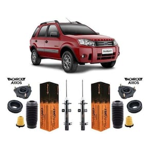 2 amortecedor c/kit dianteiro ecosport 2005