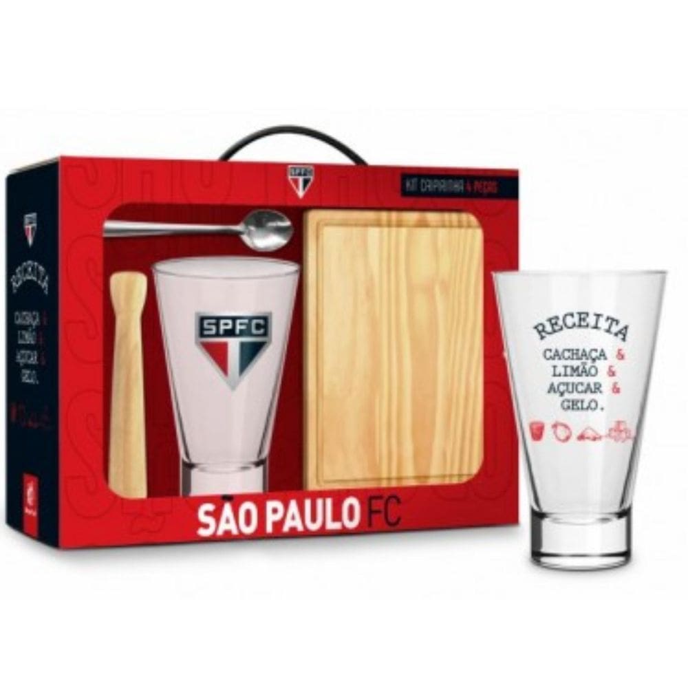 Kit copo caipirinha grande - fc oficial