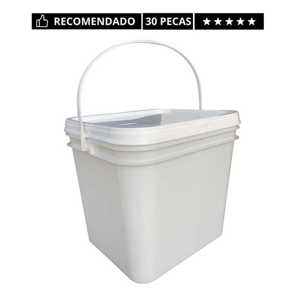 Balde p conserva 3l retang tampa lacre-30 un