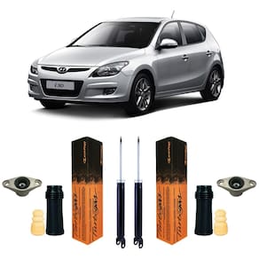 2 amortecedores + kit coxim traseiro hyundai i30 2009 a 2012