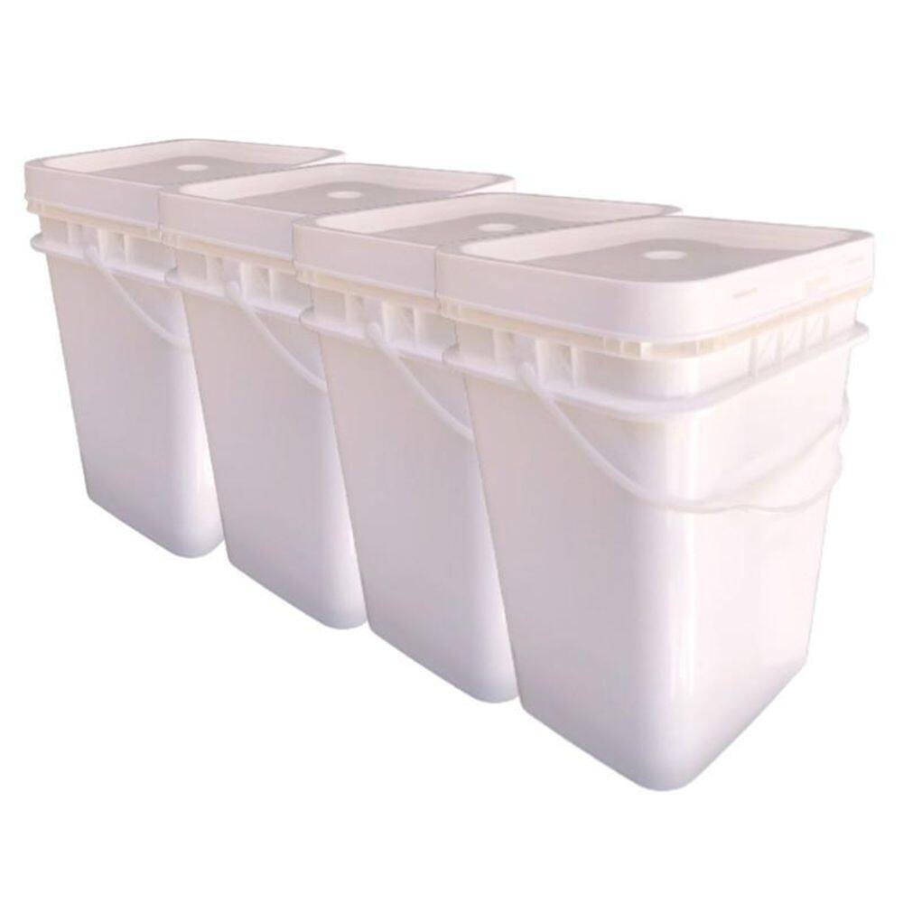Balde alça plast p sopa retangular 20l 4 pçs