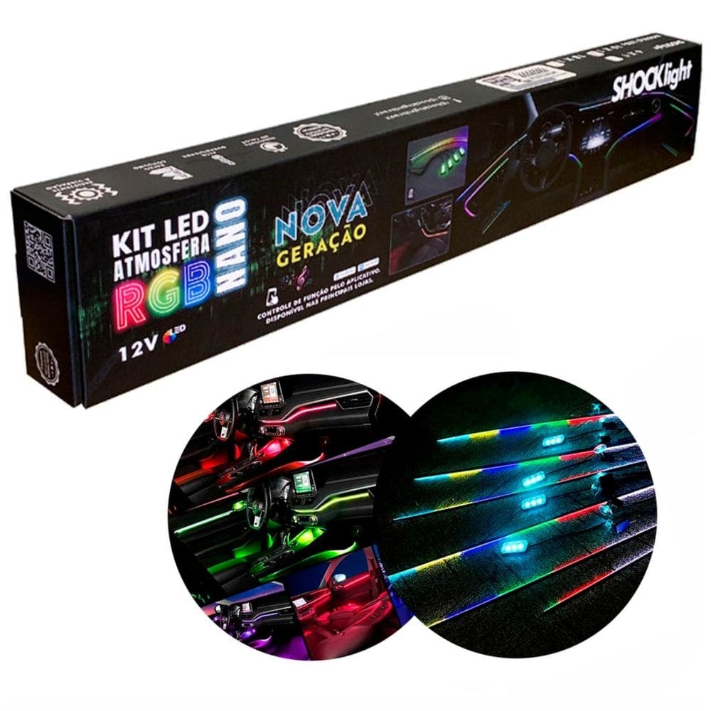 Kit Led RGB Nano 18x1 Shocklight 12v - SL-FTRGB18