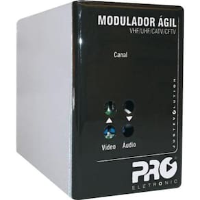 Modulador ágil vhf/uhf/catv/cftv pqmo-2600 proeletronic