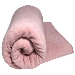 Cobertor manta microfibra aconchego padrão - rosa