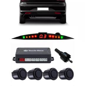 Sensor estacionamento ré preto com visor slim pólo 2003/2023
