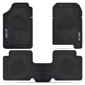 Tapete borracha carro preto manual s10 cabine dupla 2010