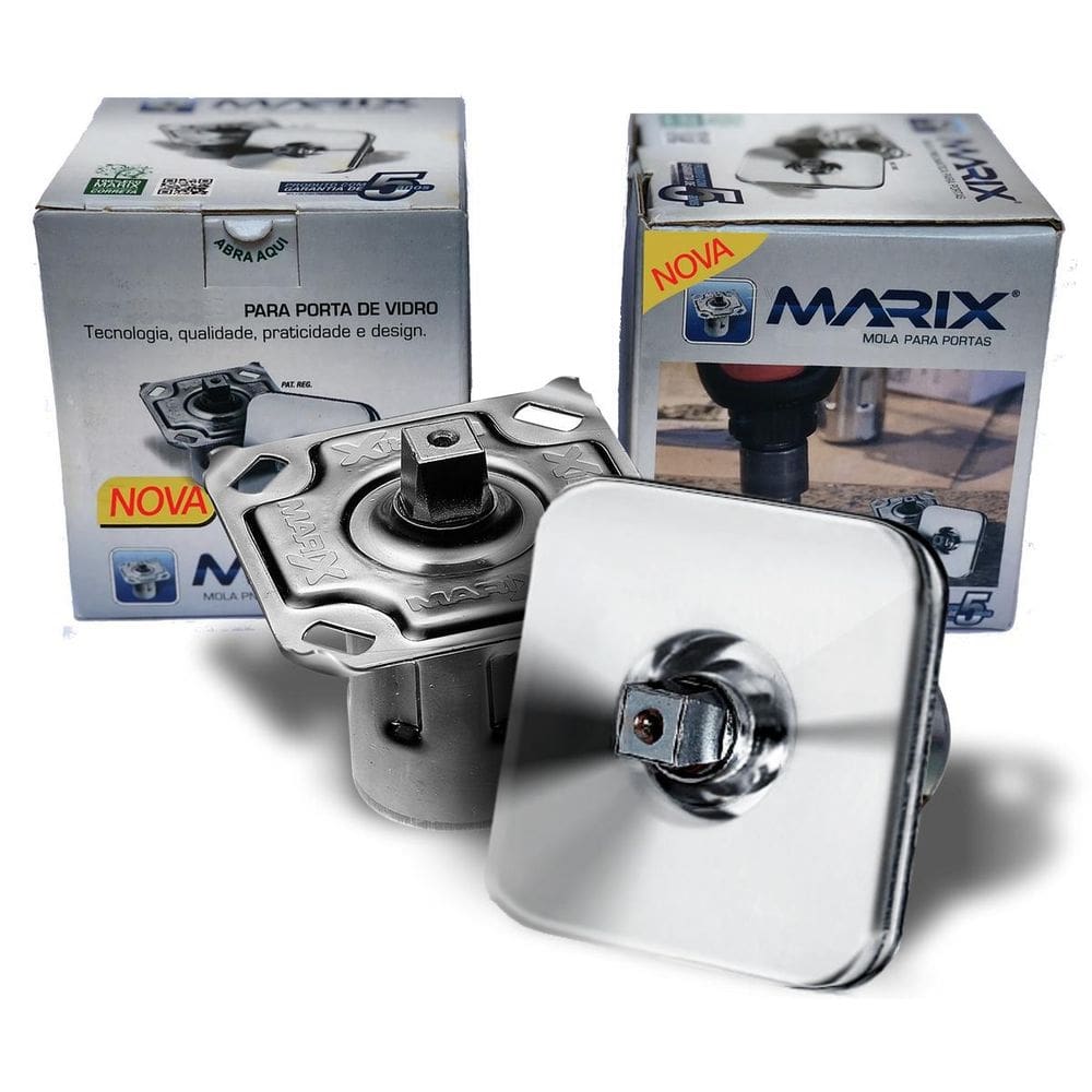 Mola marix para porta de vidro com tampa