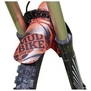Paralama bike mudbike dianteira plastico - cor vermelho