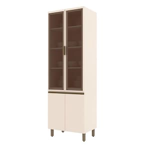 Cristaleira 4 Portas Évelin Off White – Henn
