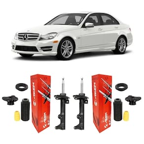 Amortecedor kit suspensão dianteira mercedes c180 2011 12 13