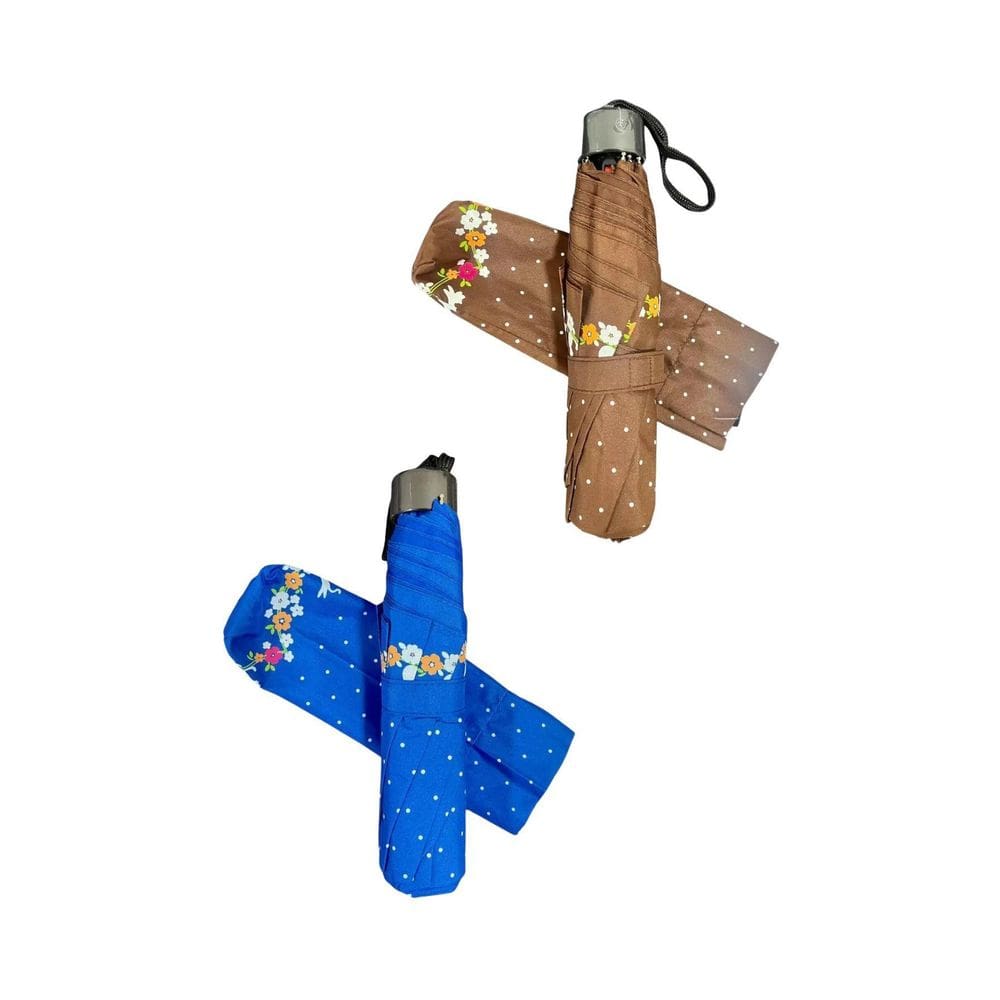 Kit 02 Sombrinha Fem Al Super Leve Voyagem Azul E Mar 3025