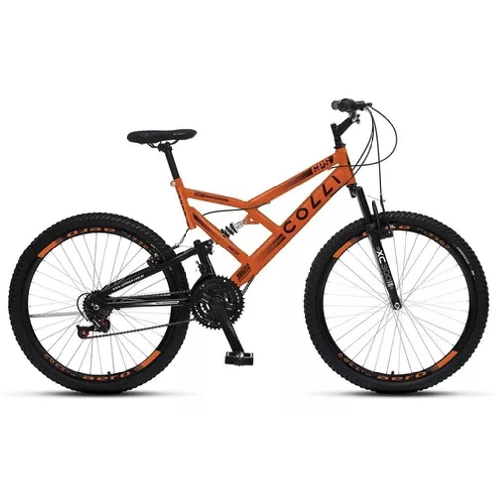 Bicicleta Aro 26 Vellares Bike Doble Shock Disco 21 Marchas