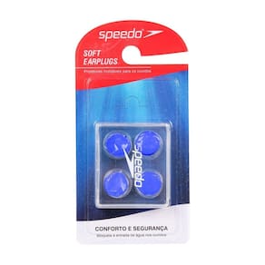 Protetor de ouvido soft earplug 2.0 speedo para natação azul