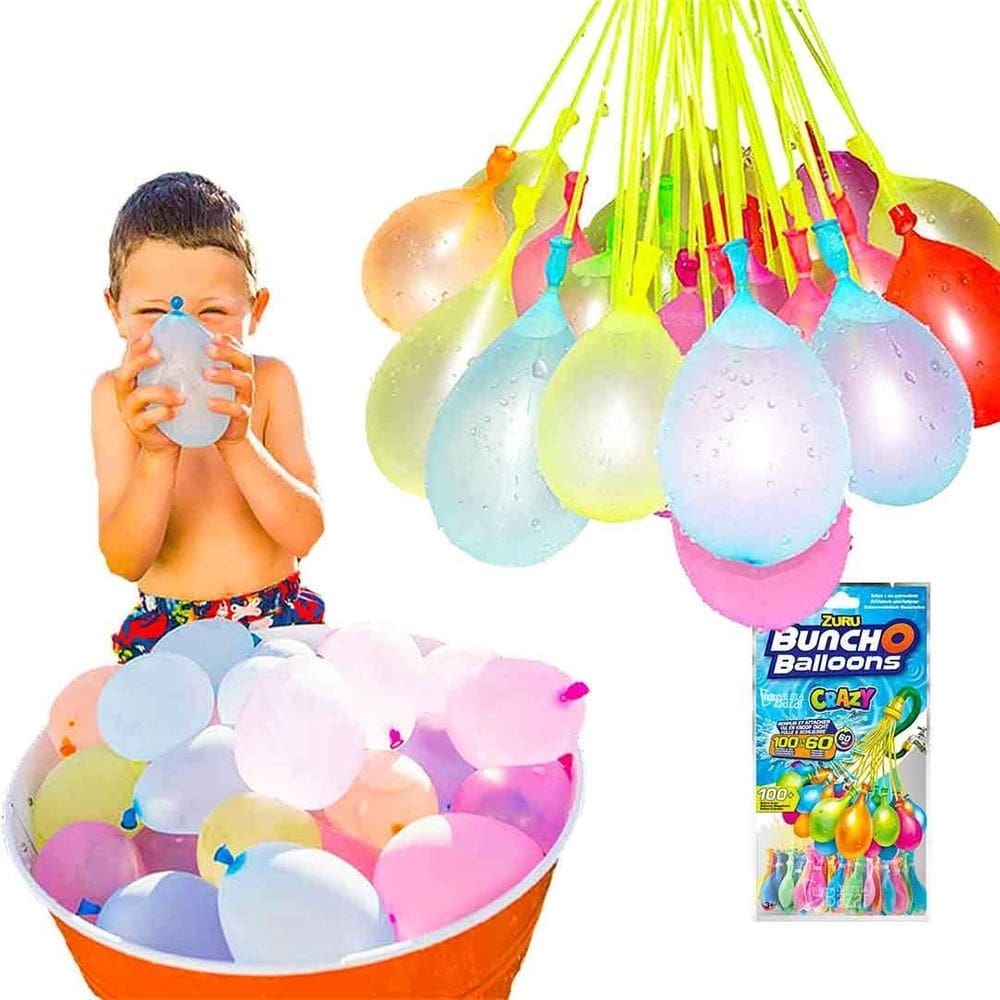 Kit com 222 balões de água guerrinha bexigas water balloon c