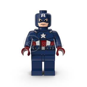 Boneco mini avengers compatível com lego - captain america