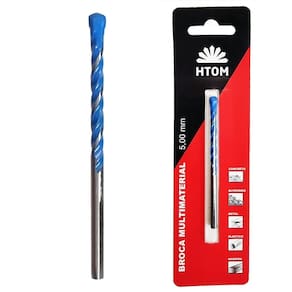 Broca 5mm multifunção multimaterial fura tudo metal duro