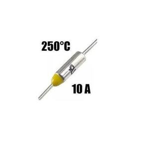 05 pçs fusível térmico 250c graus 10a 250v para cafeteira