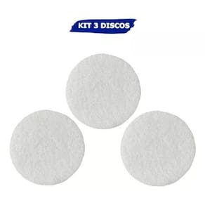 3 disco polidor branco 440mm enceradeira scotch-brite 3m