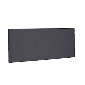 Cabeceira Aquilla Cama Box Casal 140 Cm Suede Cinza