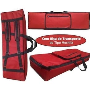 Capa master luxo teclado roland juno di acolchoada  gra