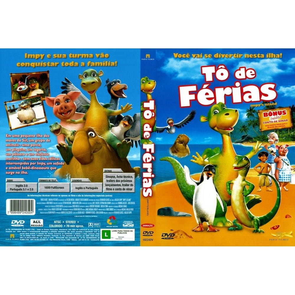 DVD Tô de Férias - Você Vai se Divertir Nesta Ilha