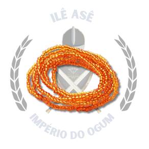 Guia De Missanga Chinesa - Laranja Transparente