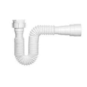 Sifão Tubo Extensível Flexível Sanfonado Branco Blukit