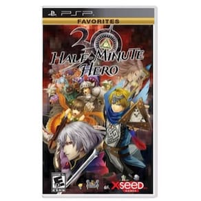 Jogo half-minute hero - psp novo