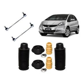 Kit coxim batente bieleta dianteira new fit 2011