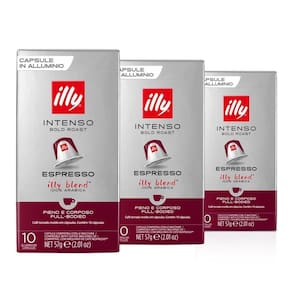 Cápsulas Illy 100% Arábica Nespresso - 30 Unidades
