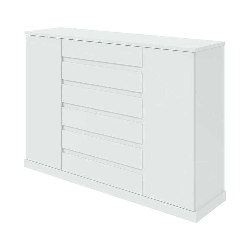 Cômoda Sapateira Vedra Branco Brilho – Lopas