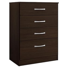 Cômoda Astral 4 Gavetas Ébano Touch - Demóbile