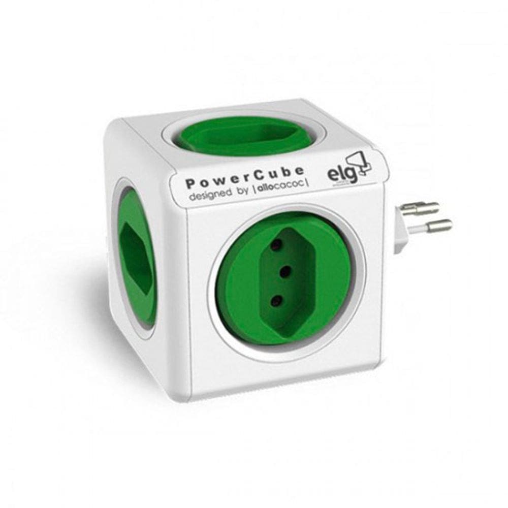 Adaptador múltiplo de tomadas elg - 5 tomadas - bivolt