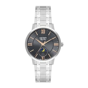 Relógio orient fbss0129 g3sx aço feminino prata/cinza