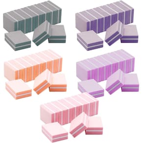 Kit 50 Lixas Para Unhas Cutícula Dupla Face Manicure Salão