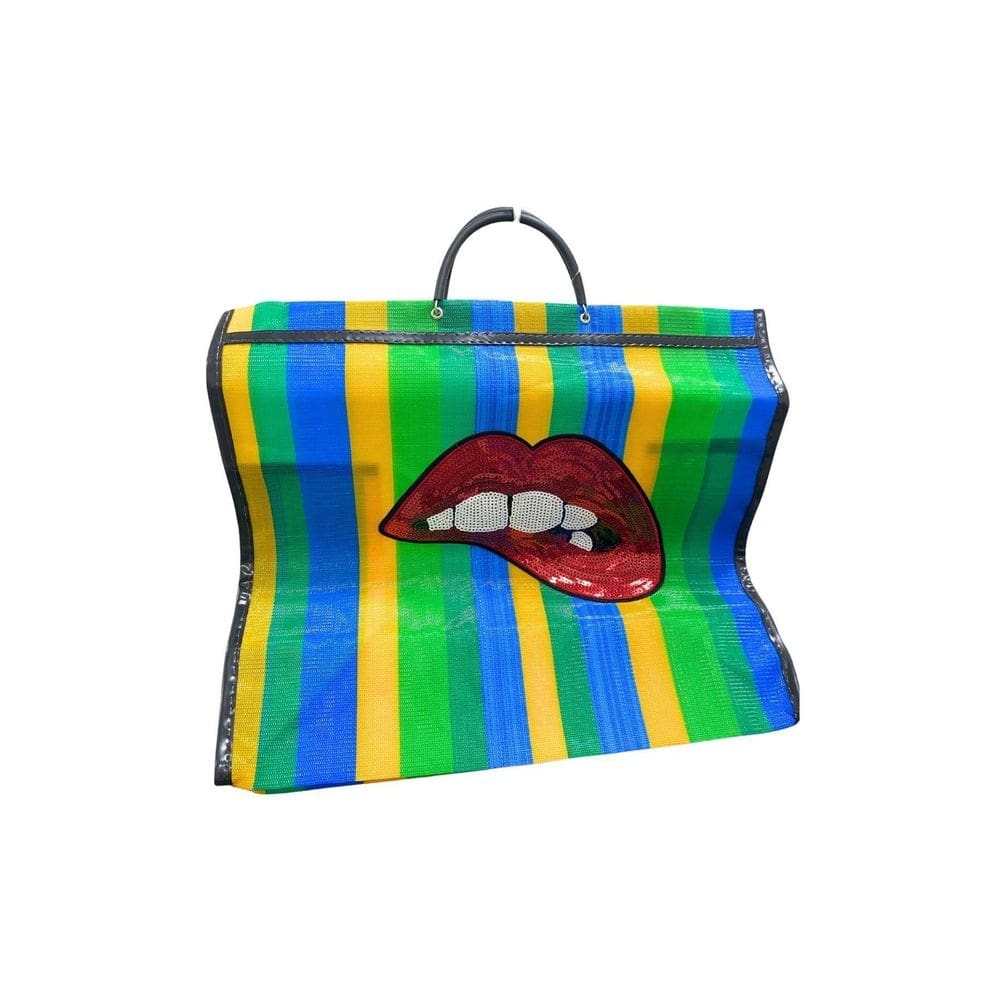 Bolsa Sacola Multiuso Reutilizável Lantejoula - Boca