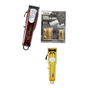 Lamina fade dourada serrilhada para maquina de cortar cabelo